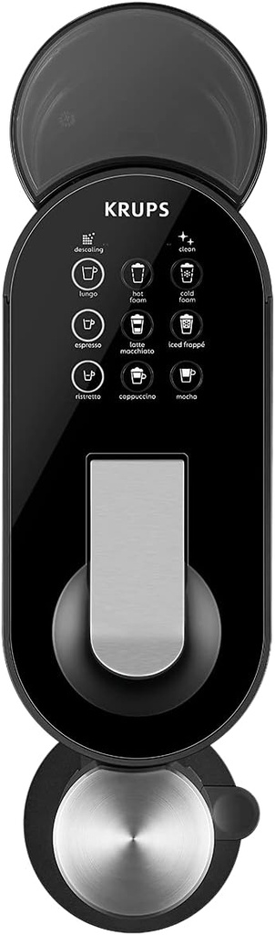 NESPRESSO MACHINE ATELIER - BLACK + SILVER - KRUPS