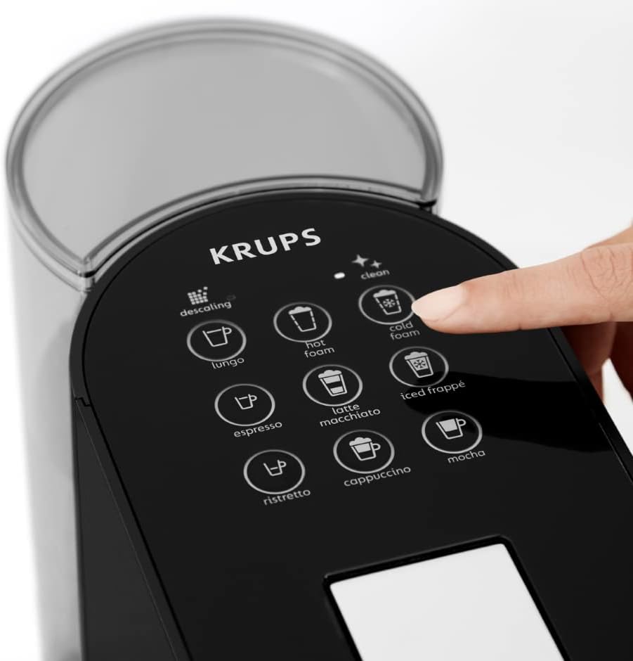 NESPRESSO MACHINE ATELIER - BLACK + SILVER - KRUPS