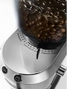 DeLonghi Dedica Coffee Grinder Dual Voltage Silver with LCD