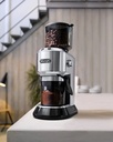 DeLonghi Dedica Coffee Grinder Dual Voltage Silver with LCD