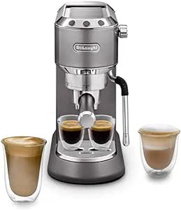DeLonghi Dedica Arte EC885.M Manual Espresso Machine – Stainless Steel